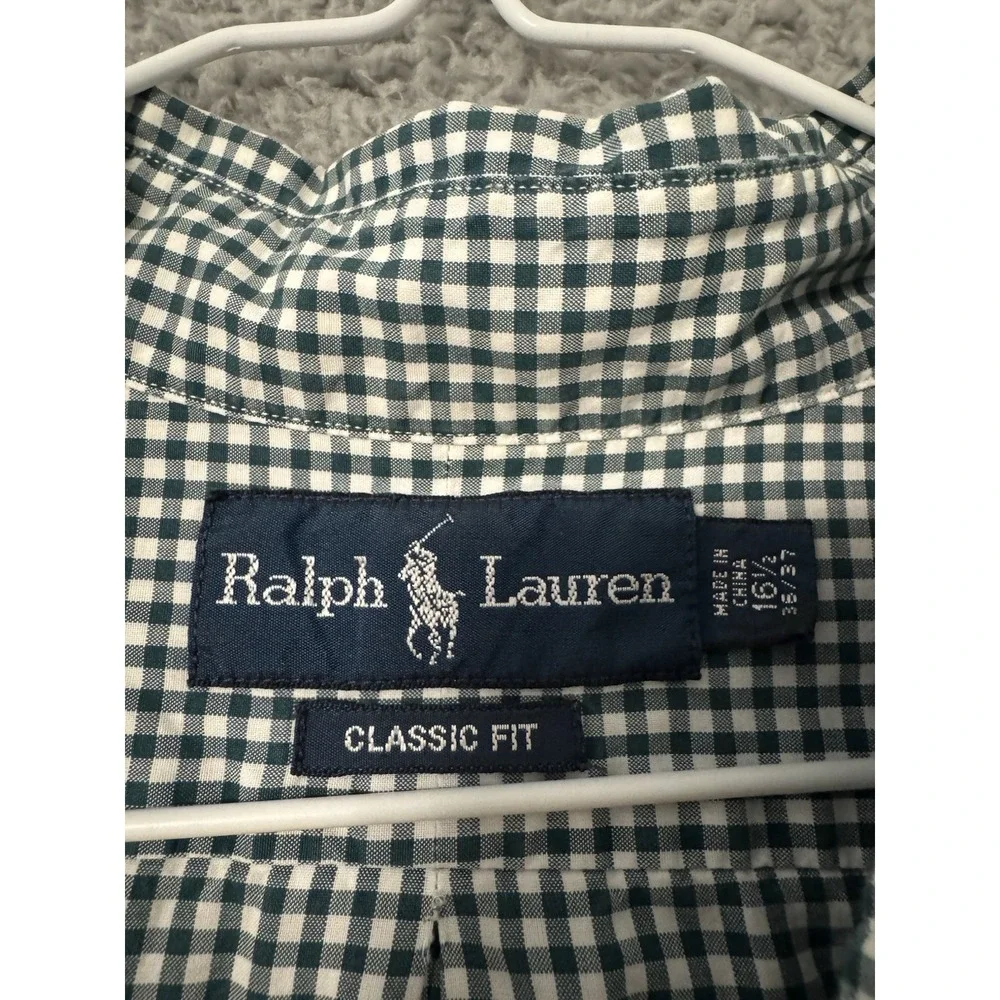 Polo Ralph Lauren Classic FitShirt Vintage 16.5‎ 36/37 Checkered